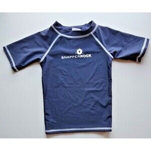 NWOT Snapper Rock Unisex Toddler Navy Swim Rash Guard w/UV prtctn Sz 2 (1-2 yrs)